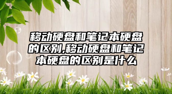 移動硬盤和筆記本硬盤的區別,移動硬盤和筆記本硬盤的區別是什么