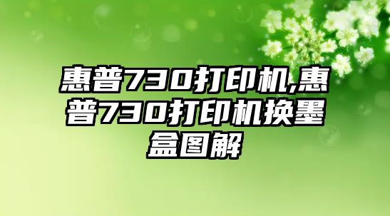 惠普730打印機,惠普730打印機換墨盒圖解